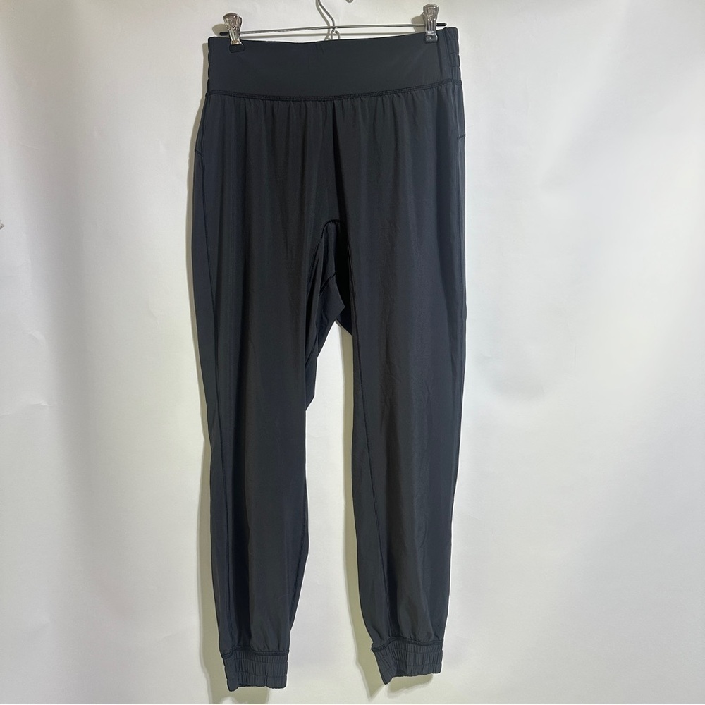 Lululemon Sun Setter Jogger 28" cropped black pants size 8